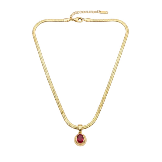 The scarlet drop necklace