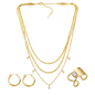 Elegance 3 Layered Necklace Set