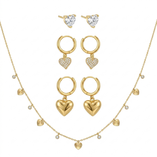 Eternal Heart Charm Set