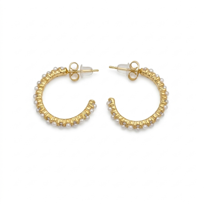 Pearl Dew Hoops