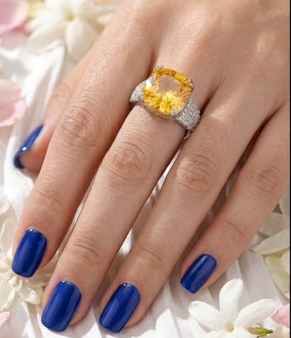 Nilanzia Citrine Glow Ring