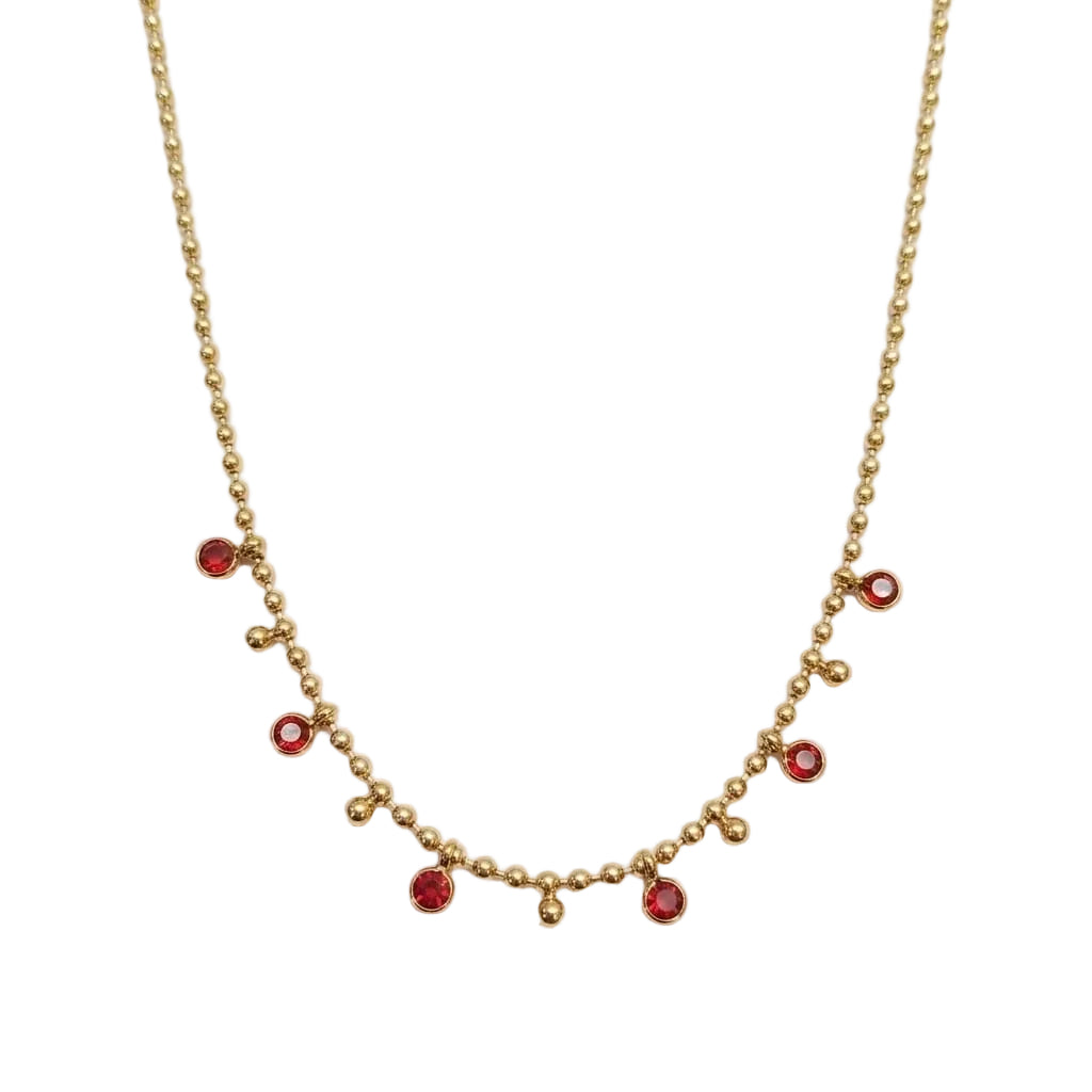 The Crimson Beads Necklace