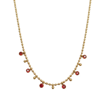 The Crimson Beads Necklace