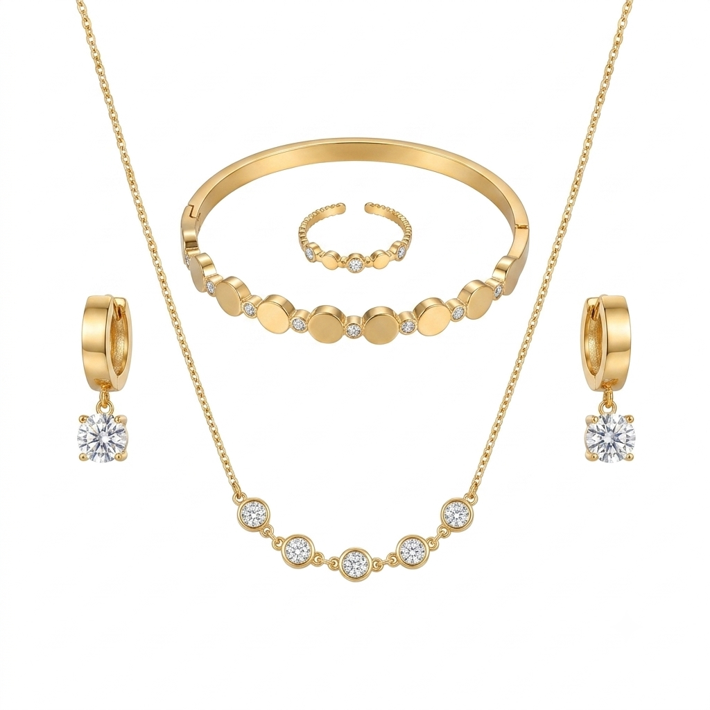 Nilanzia Crystal Harmony Jewellery Set