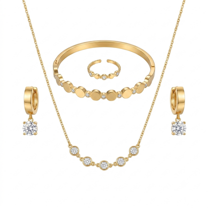 Nilanzia Crystal Harmony Jewellery Set