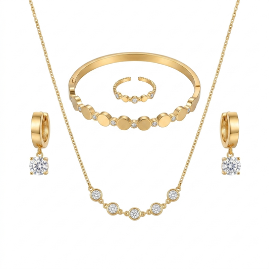Nilanzia Crystal Harmony Jewellery Set