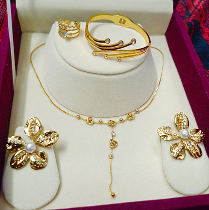 Golden Rose & Bloom 4 piece Set