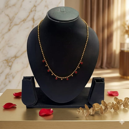 The Crimson Beads Necklace