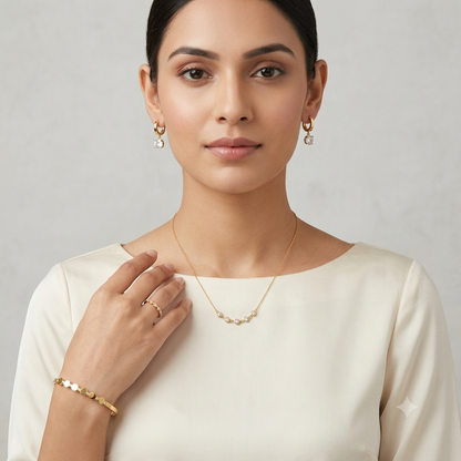 Nilanzia Crystal Harmony Jewellery Set
