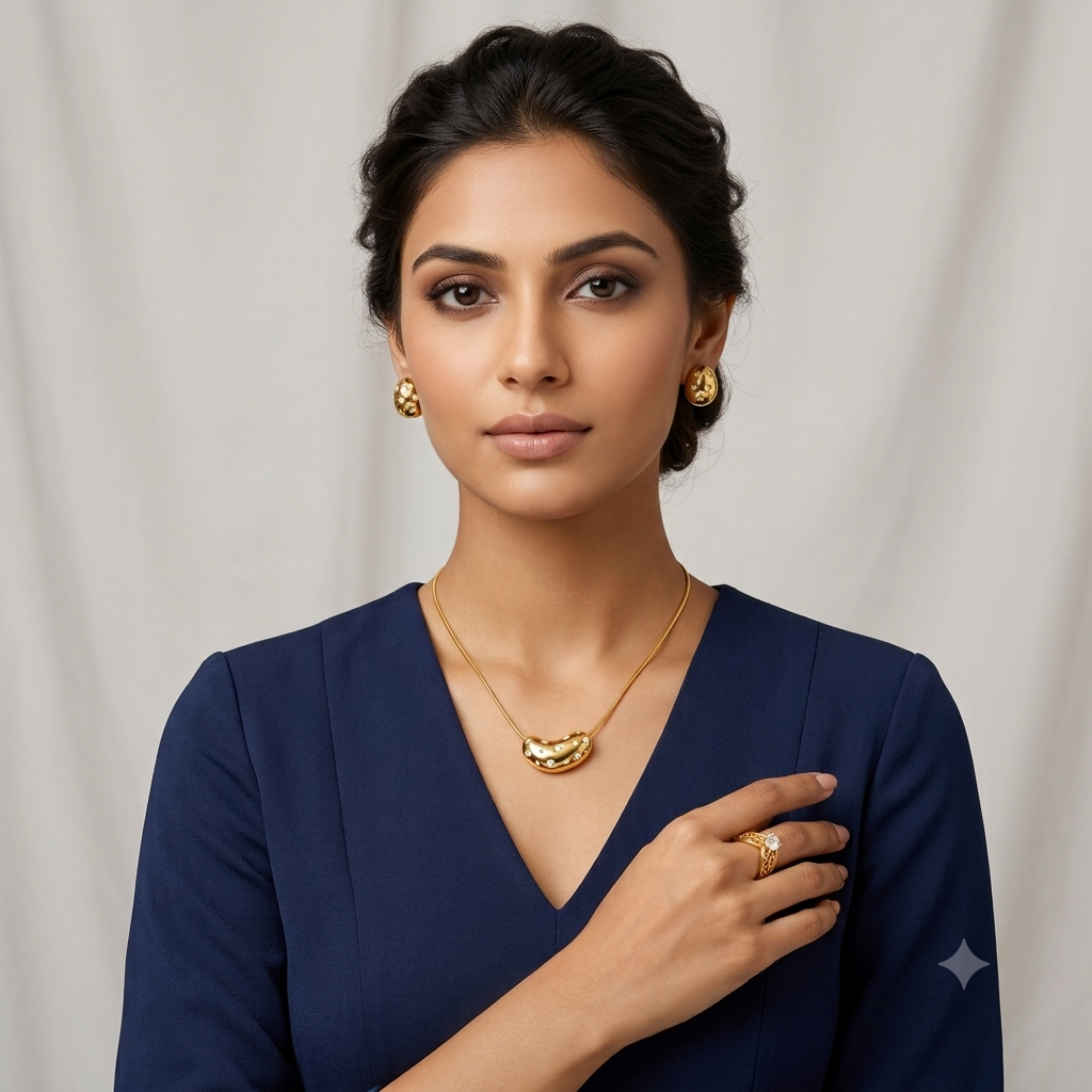 Celeste Golden Glow Jewellery set